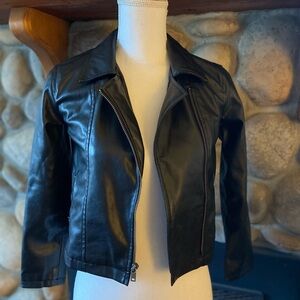 Girls leather jacket